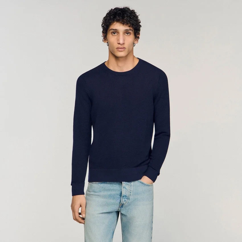 Textured knit sweater Textured knit sweater