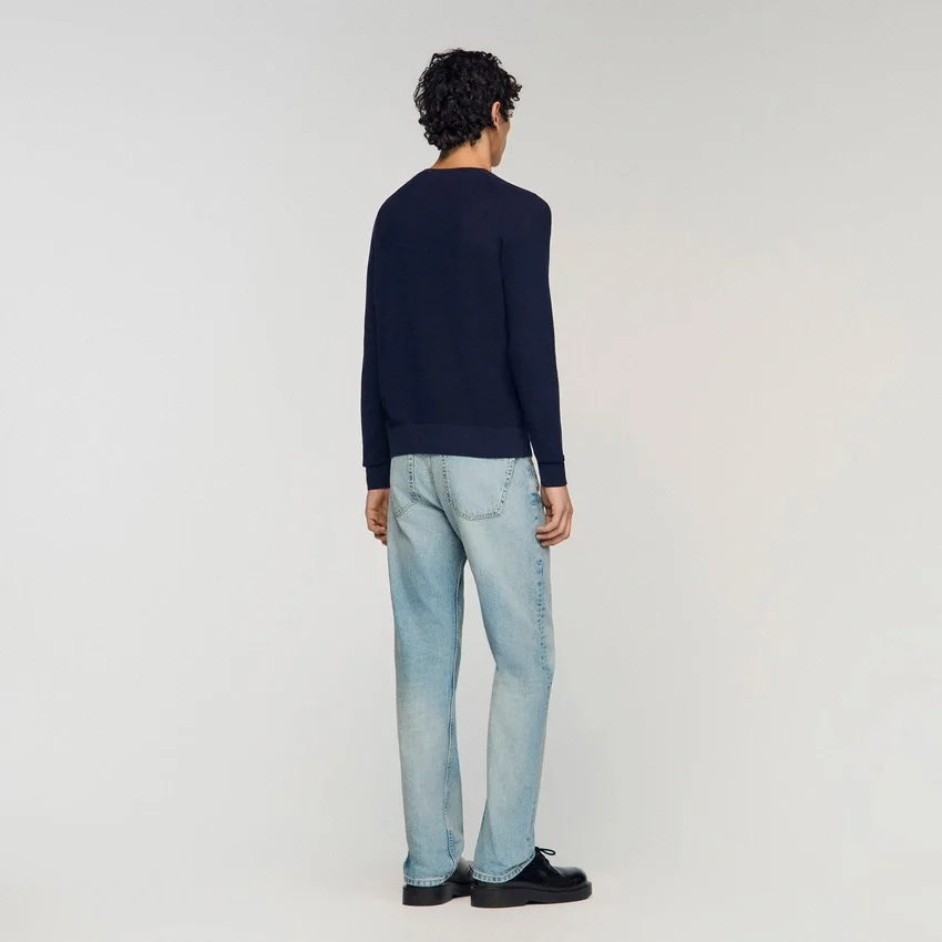 Textured knit sweater Textured knit sweater