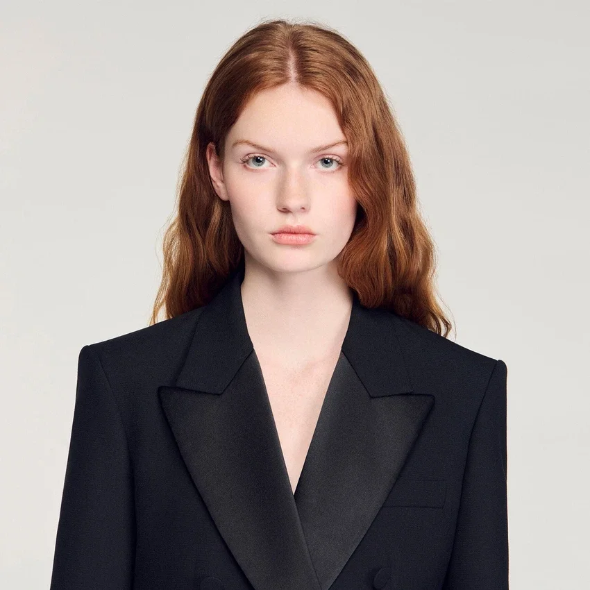 Tuxedo jacket with satin collar Tuxedo jacket with satin collar