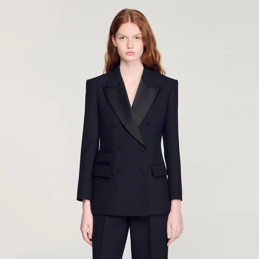 Tuxedo jacket with satin collar Tuxedo jacket with satin collar