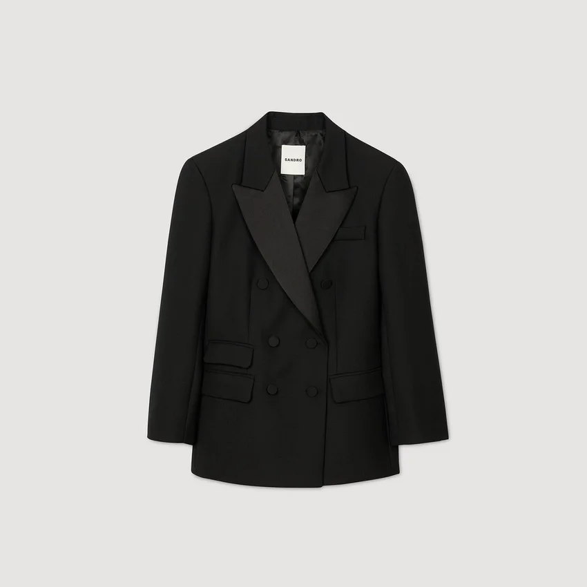 Tuxedo jacket with satin collar Tuxedo jacket with satin collar