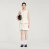 Two-material mini dress Two-material mini dress