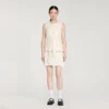 Two-material mini dress Two-material mini dress
