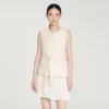 Two-material mini dress Two-material mini dress