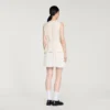 Two-material mini dress Two-material mini dress
