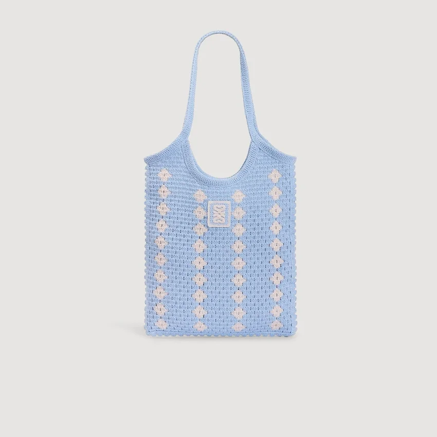 Two-tone crochet bag Two-tone crochet bag