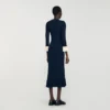 Two-tone knit midi dress Two-tone knit midi dress