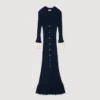 Two-tone knit midi dress Two-tone knit midi dress