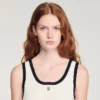 Two-tone knit mini dress Two-tone knit mini dress