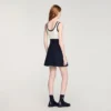 Two-tone knit mini dress Two-tone knit mini dress