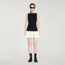 Two-tone mini dress