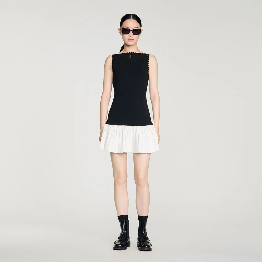 Two-tone mini dress Two-tone mini dress