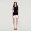 Two-tone mini knit dress Two-tone mini knit dress