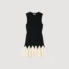 Two-tone mini knit dress Two-tone mini knit dress