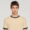 Two-tone patch T-shirt Two-tone patch T-shirt