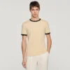 Two-tone patch T-shirt Two-tone patch T-shirt