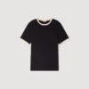 Two-tone patch T-shirt Two-tone patch T-shirt