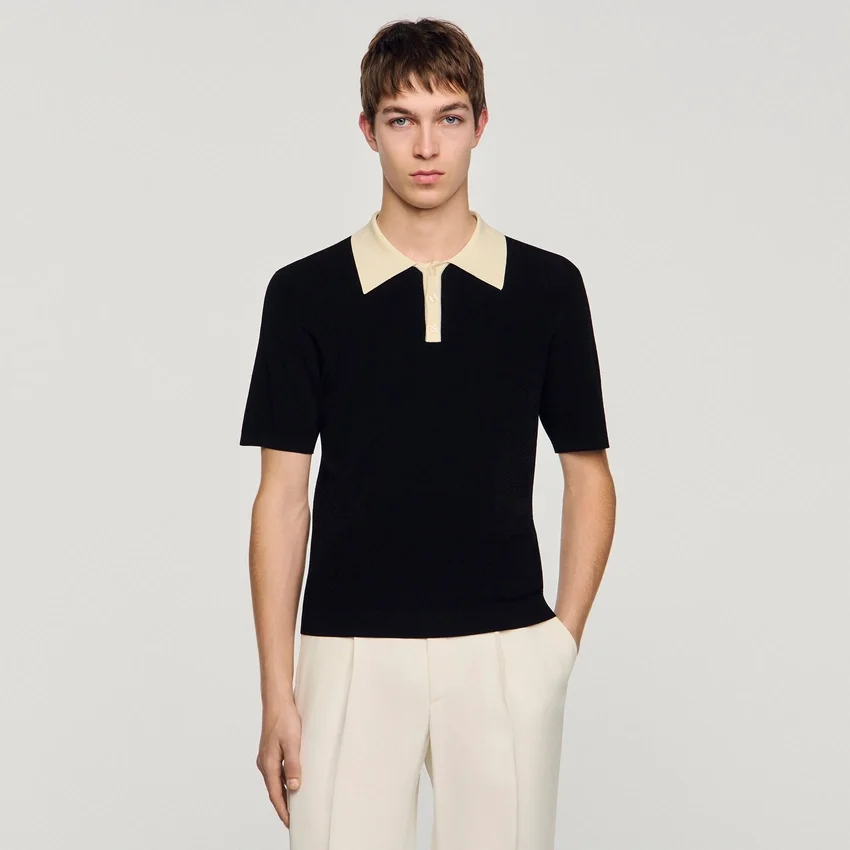 Two-tone polo shirt Two-tone polo shirt