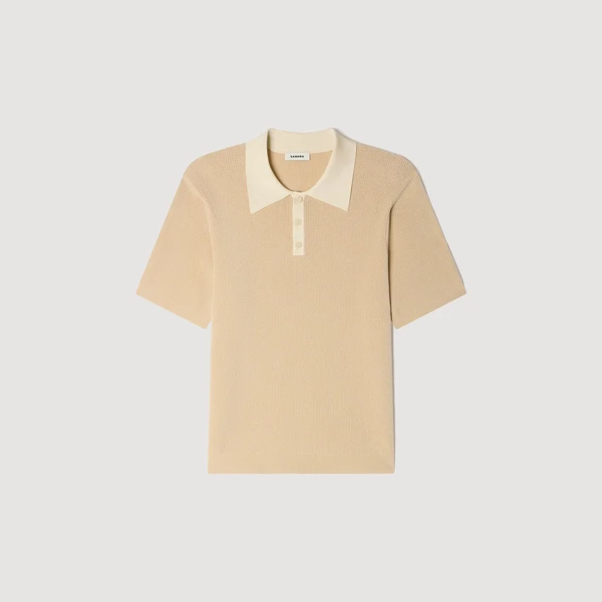 Two-tone polo shirt Two-tone polo shirt