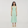 V-neck floral print maxi dress V-neck floral print maxi dress