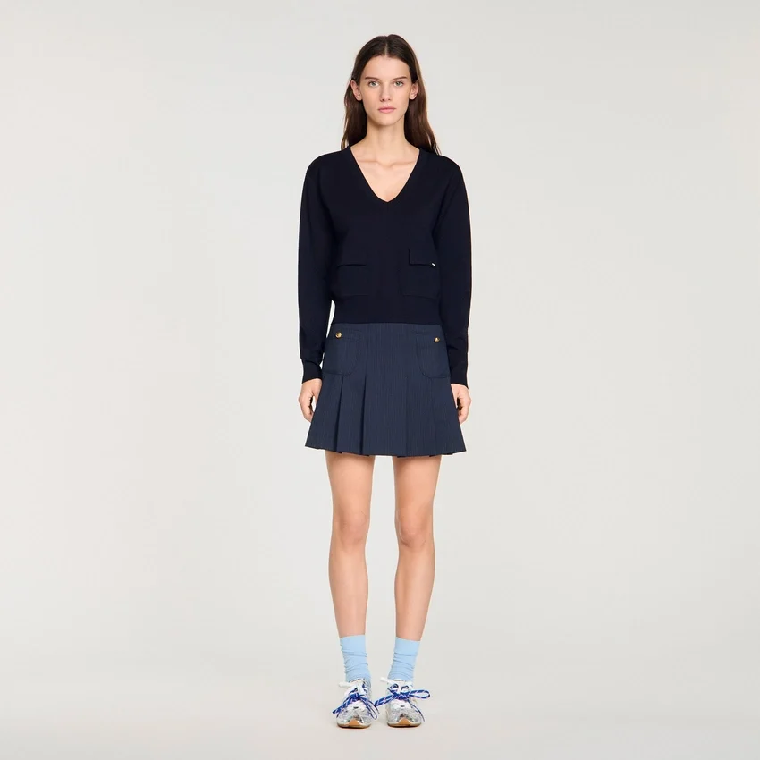 V-neck wool sweater V-neck wool sweater