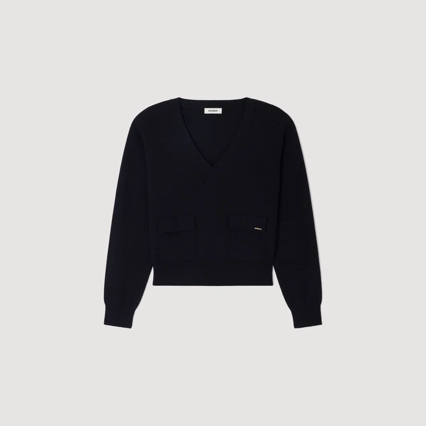 V-neck wool sweater V-neck wool sweater