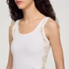 Vest top with lace detail Vest top with lace detail