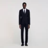 Virgin wool suit jacket