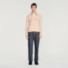 Waffle-effect zip-up jacket Waffle-effect zip-up jacket
