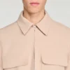 Waffle-effect zip-up jacket Waffle-effect zip-up jacket