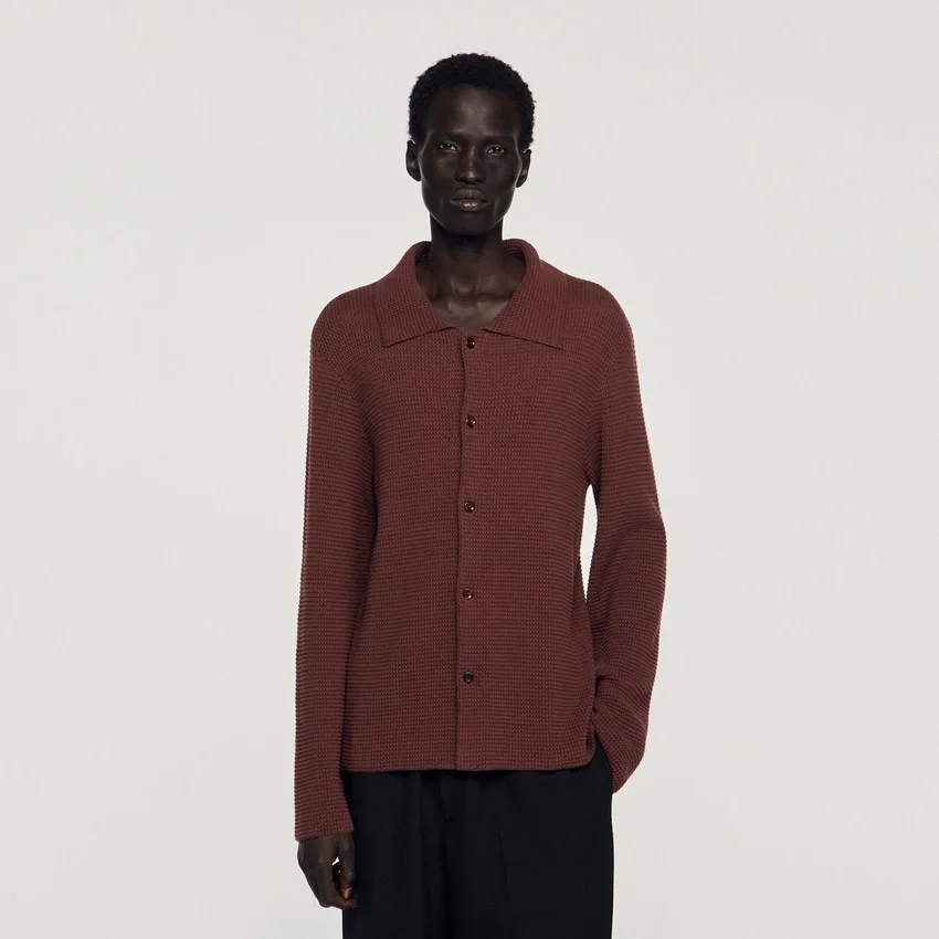 Waffle-knit shirt Waffle-knit shirt
