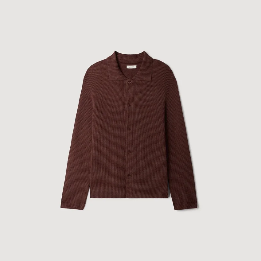 Waffle-knit shirt Waffle-knit shirt