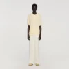 Waffle-texture cotton polo Waffle-texture cotton polo