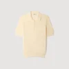 Waffle-texture cotton polo Waffle-texture cotton polo