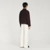 Waffled regular collar zip jacket Waffled regular collar zip jacket