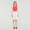 Washed denim Bermuda shorts Washed denim Bermuda shorts