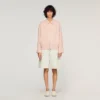 Wide cotton linen zip jacket Wide cotton linen zip jacket