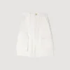 Wide-leg cotton Bermuda shorts Wide-leg cotton Bermuda shorts