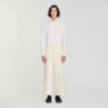 Wide-leg cotton linen trousers Wide-leg cotton linen trousers
