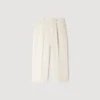 Wide-leg cotton linen trousers Wide-leg cotton linen trousers