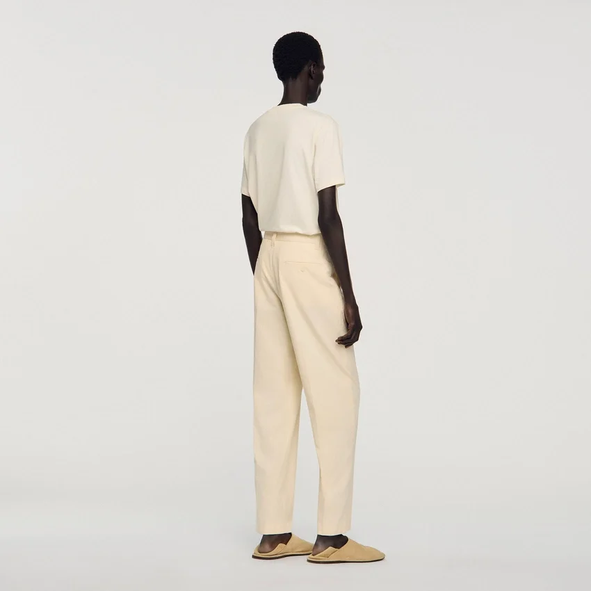 Wide-leg cotton trousers Wide-leg cotton trousers