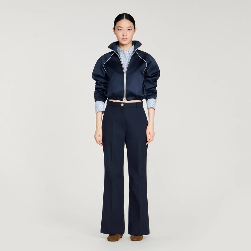 Wide-leg wool trousers Wide-leg wool trousers