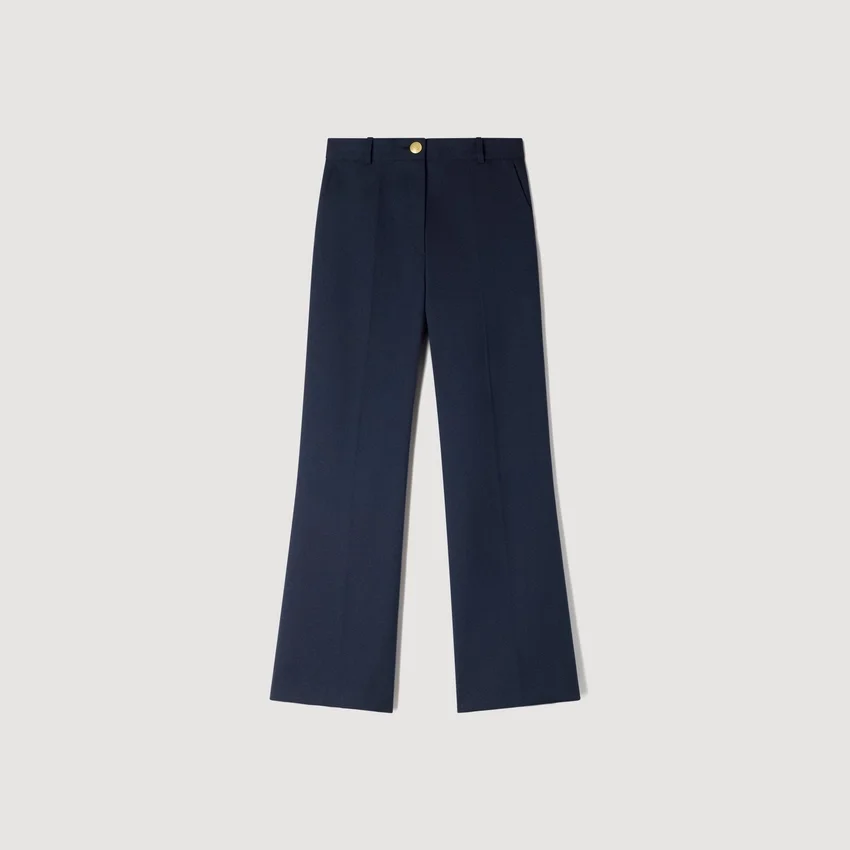 Wide-leg wool trousers Wide-leg wool trousers