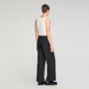 Wide-leg wool trousers with buckles Wide-leg wool trousers with buckles