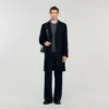 Wool and cashmere coat