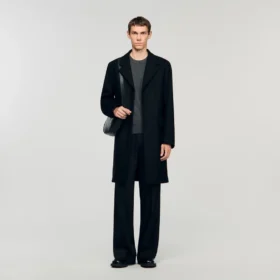 Wool and cashmere coat