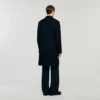 Wool and cashmere coat