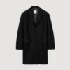Wool and cashmere coat