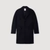 Wool and cashmere coat