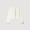 Wool cardigan with a polo collar Wool cardigan with a polo collar